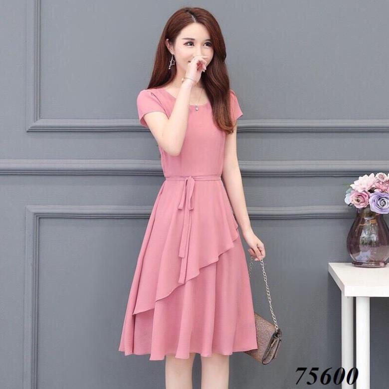 Đầm Chiffon Sang Trọng Qúy Phái Mẫu Siêu Đẹp - 75600 !!