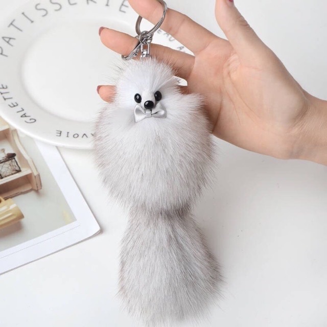 Móc khoá bé Sóc lông