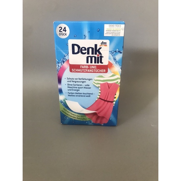 -  Giấy chống phai màu quần áo khi giặt Denkmit
