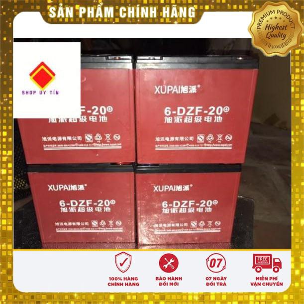 Bộ 5 bình ắc quy 20A XUPAI xe đạp điện