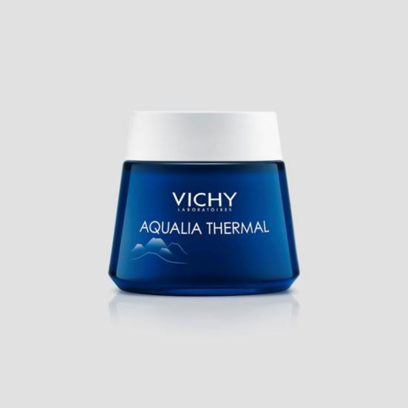 Bộ sản phẩm dưỡng ẩm chuyên sâu và giúp làm sáng da Vichy Aqualia Thermal Night Spa 75ml

