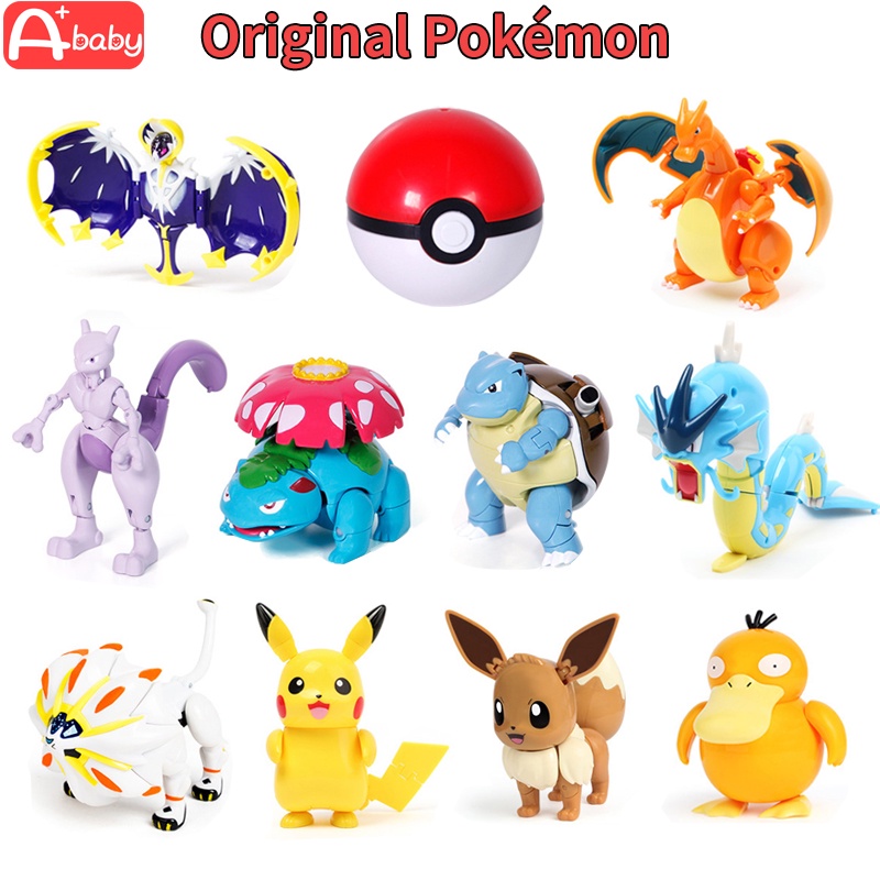 Pokemon Mô hình đồ chơi nhân vật Pikachu/Charizard/Mewtwo/Eevee tùy chọn