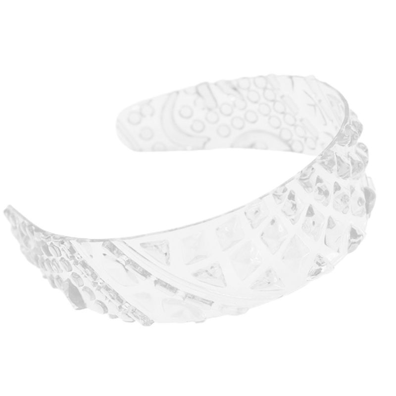 Băng Đô Bằng Nhựa Trong Suốt Họa Tiết Quả Dứa 3D Dễ Thương Thời Trang Mùa Hè Cho Nữ