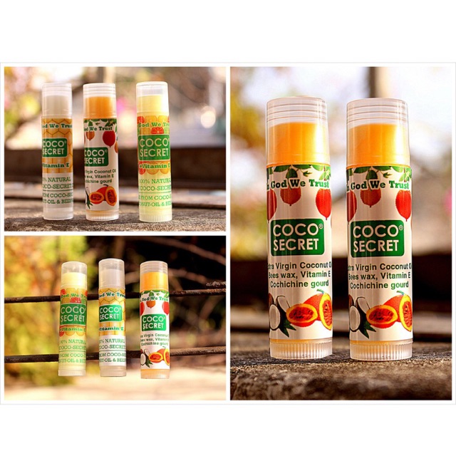 Combo 5 SON DƯỠNG DẦU DỪA COCO SECRET