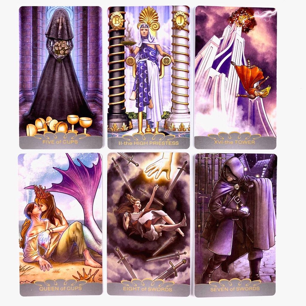 Bộ Bài Tarot Nhiều Màu Sắc