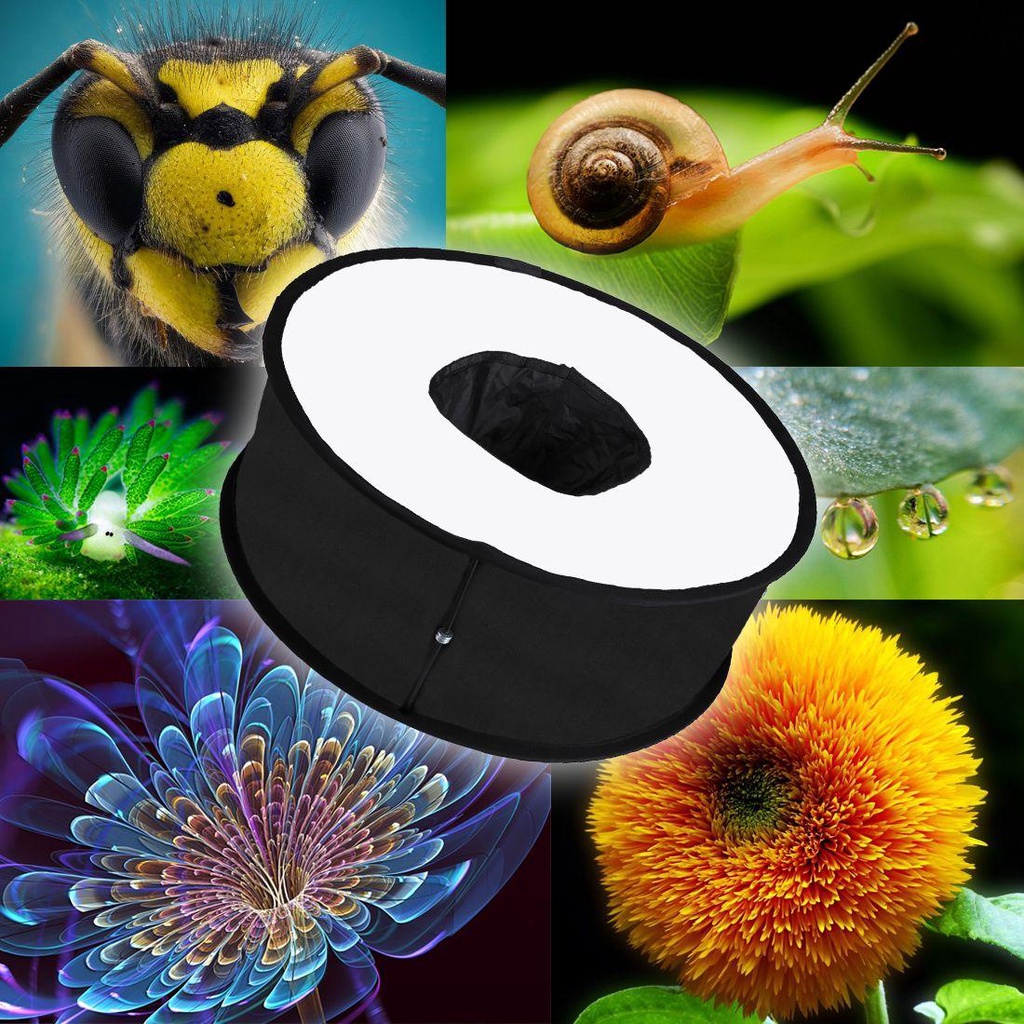 BTLIMER Đèn Flash Dạng Tròn Khuếch Tán Ánh Sáng 45cm Hỗ Trợ Chụp Ảnh