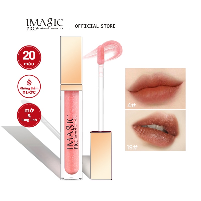 Son bóng IMAGIC 20 Màu Kết Cấu Mịn Cao Cấp 38g