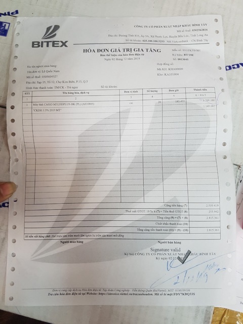 Máy Tính Casio MJ120D Plus Chính Hãng Bảo Hành 7 Năm