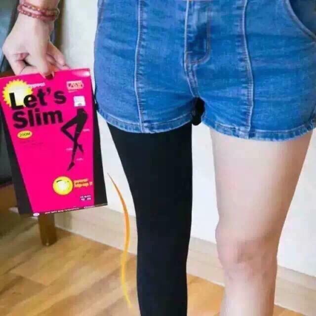 Quần tất hàn quốc thon gọn chân let's slim Giá chỉ #50k Chức năng chính của dòng sản phẩm này là CHE bắp đùi từ 3cm- 5cm
