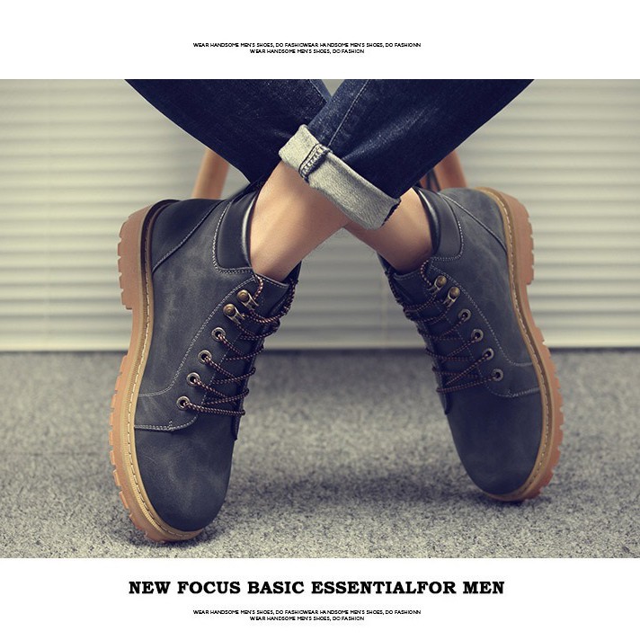 Giày Boots Cổ Cao BCC004PP Nam | BigBuy360 - bigbuy360.vn