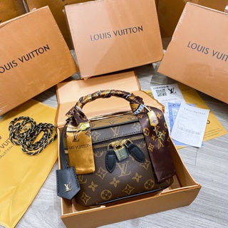 Túi xách L.V F1 Vanity dáng cốp Fullbox carton hãng nguyên seal size 20/Túi L.V  F1 Vanity Fullbox nguyên seal size 20