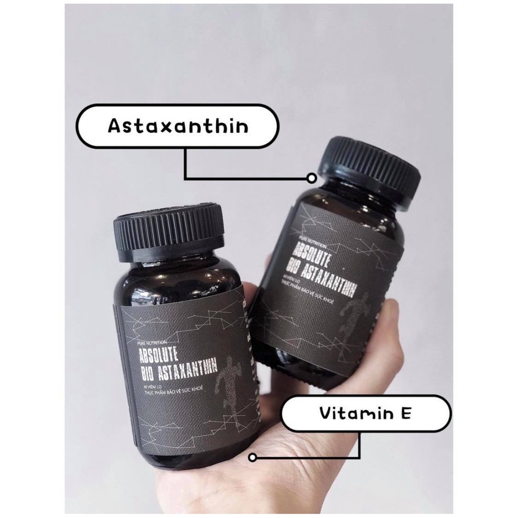 [THỰC PHẨM BẢO VỆ SỨC KHOẺ] Absolute Bio Astaxanthin - Hỗ trợ làm đẹp da