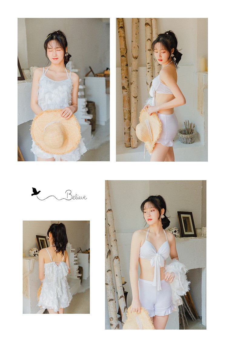 Bộ Đồ Bơi Ba Mảnh Che Phủ Bụng Phong Cách Hàn Quốc Cho Học Sinh | BigBuy360 - bigbuy360.vn