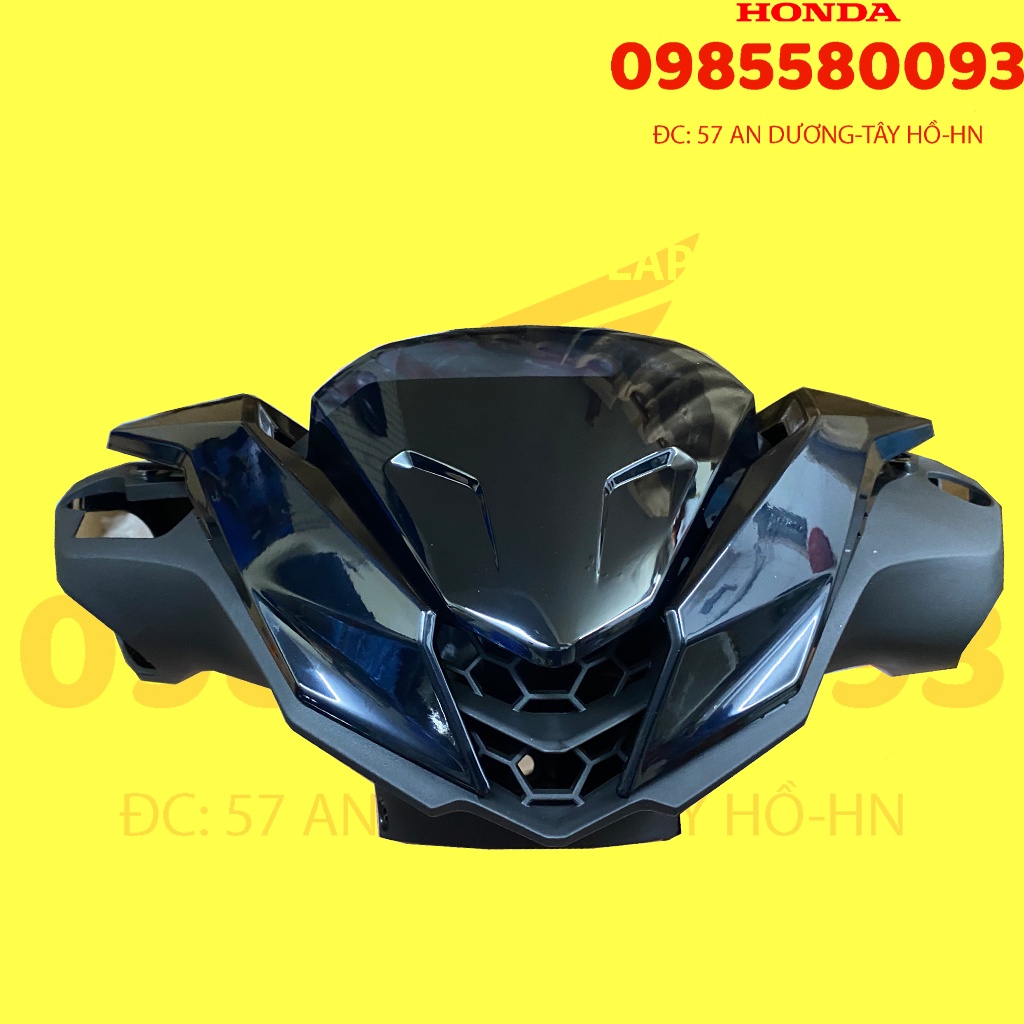 DÀN ÁO, VỎ ĐẦU, NHỰA NHÁM WINNER X V3 MÀU ĐEN BÓNG