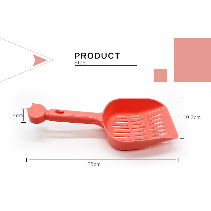 Xẻng xúc cát chó mèo giao màu ngẫu nhiên