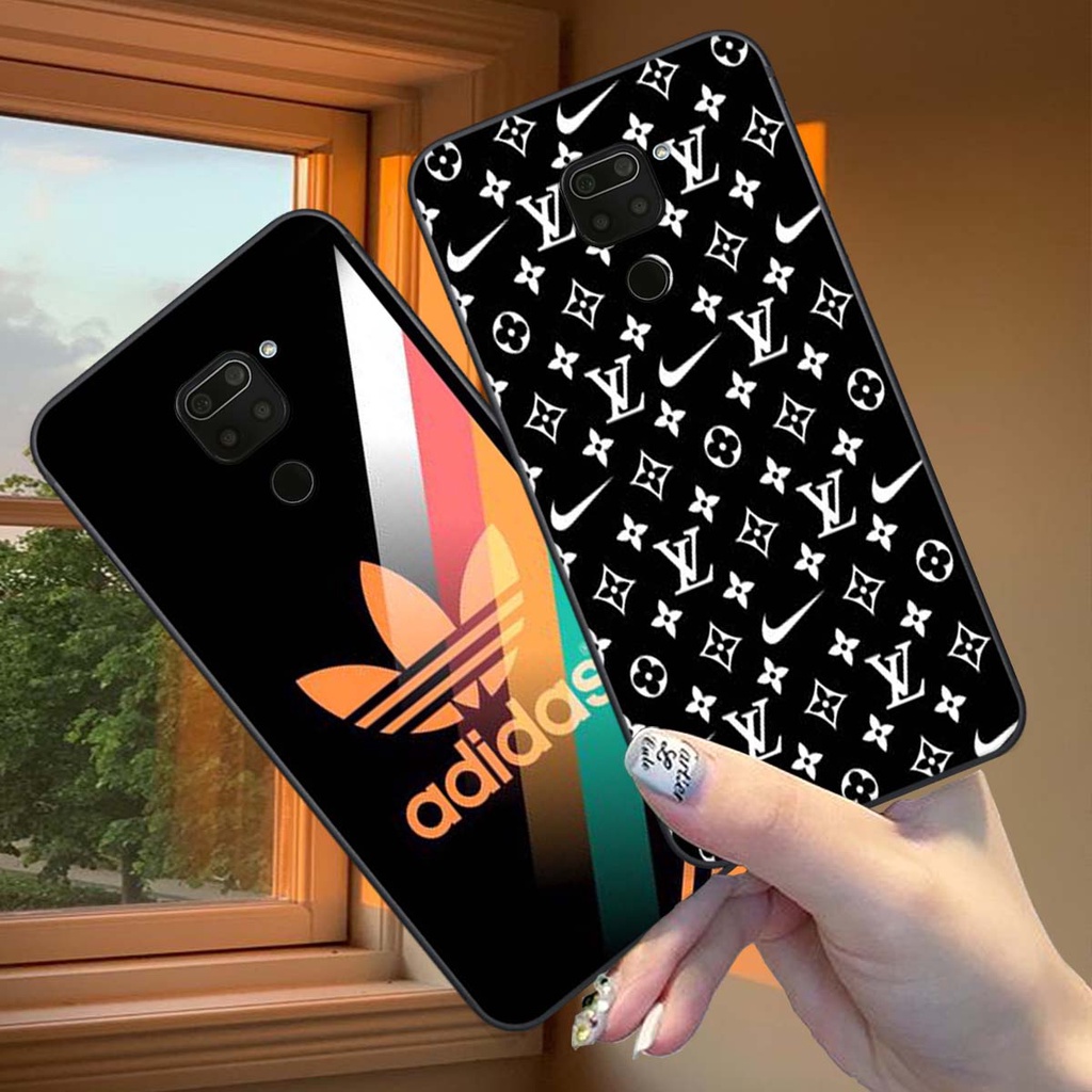 Ốp lưng điện thoại xiaomi redmi note 9 / redmi note 9s / redmi note 9 pro in hình thương hiệu LV, Guci, Nik.e và adida.s
