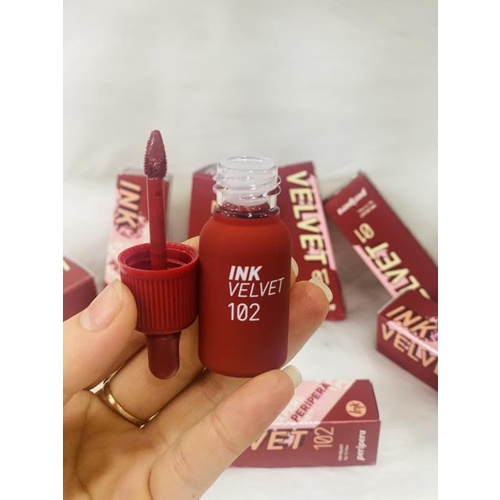 Son Ink velvet mềm mịn mướt lên màu cực chuẩn 4g ảnh shop chụp thật