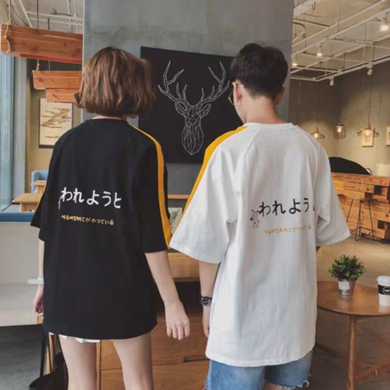 [ Cotton Dày] Áo Phông Nam Nữ Unisex From Rộng Tay Lỡ Chât Cotton Siêu Dày Xịn Mịn Đẹp Áo Thun Chữ Tàu Tôn Dáng Sáng Da