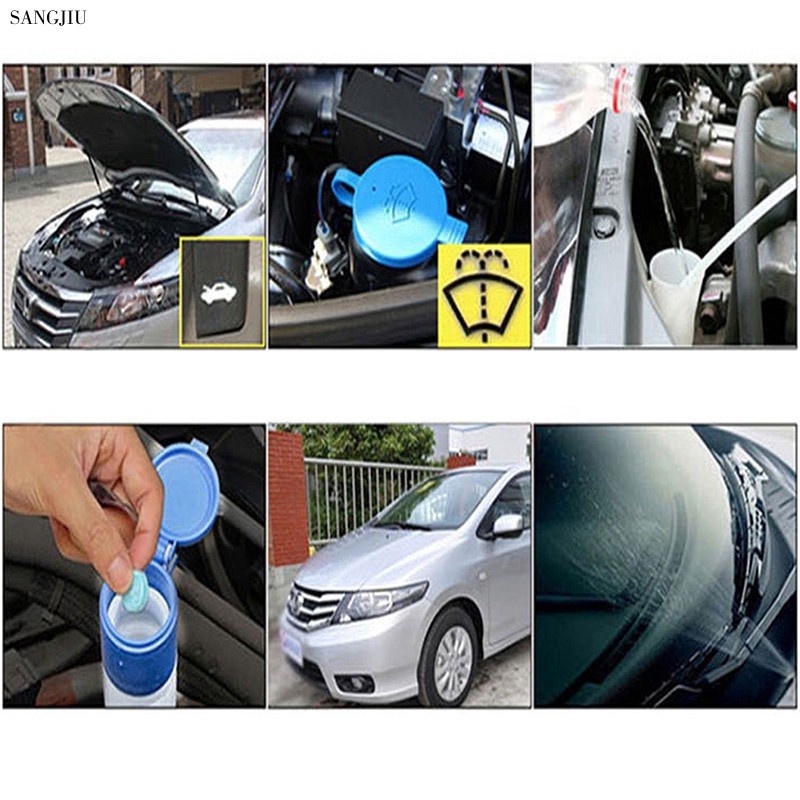 Viên Sủi Vệ Sinh Kính Chắn Gió Xe Hơi