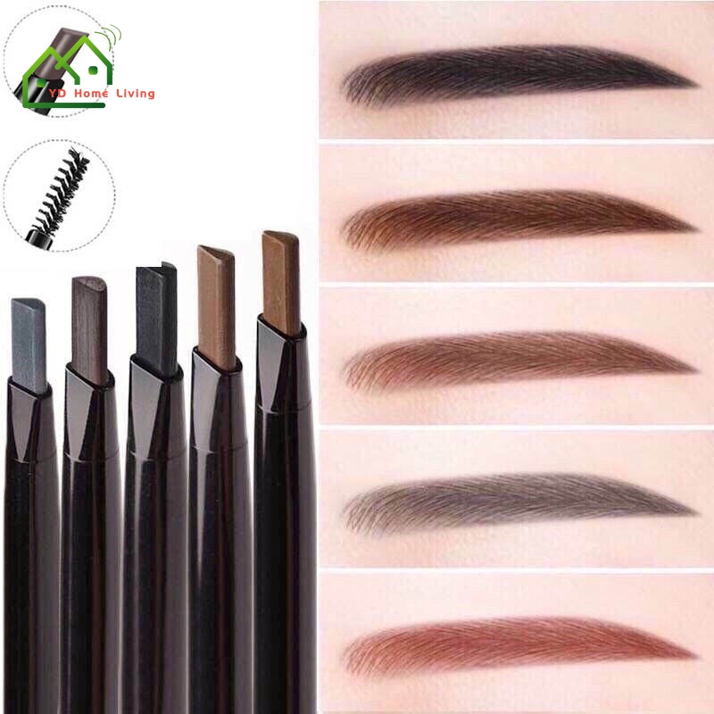 [Hàng mới về] Bút kẻ lông mày hai đầu dạng xoay trang điểm kháng nước và chống mồ hôi