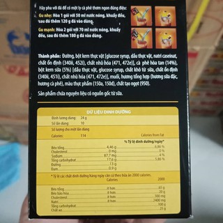 cafe phố sữa10goi+18g