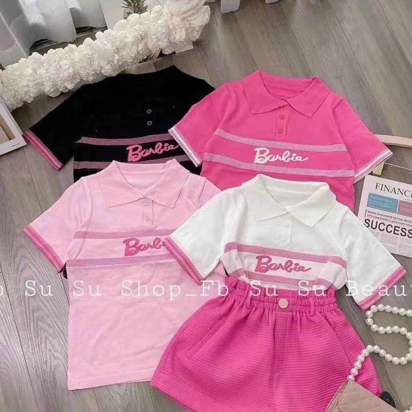 Áo Len nữ Montogi Cổ Bẻ Thêu Baby nhiều màu