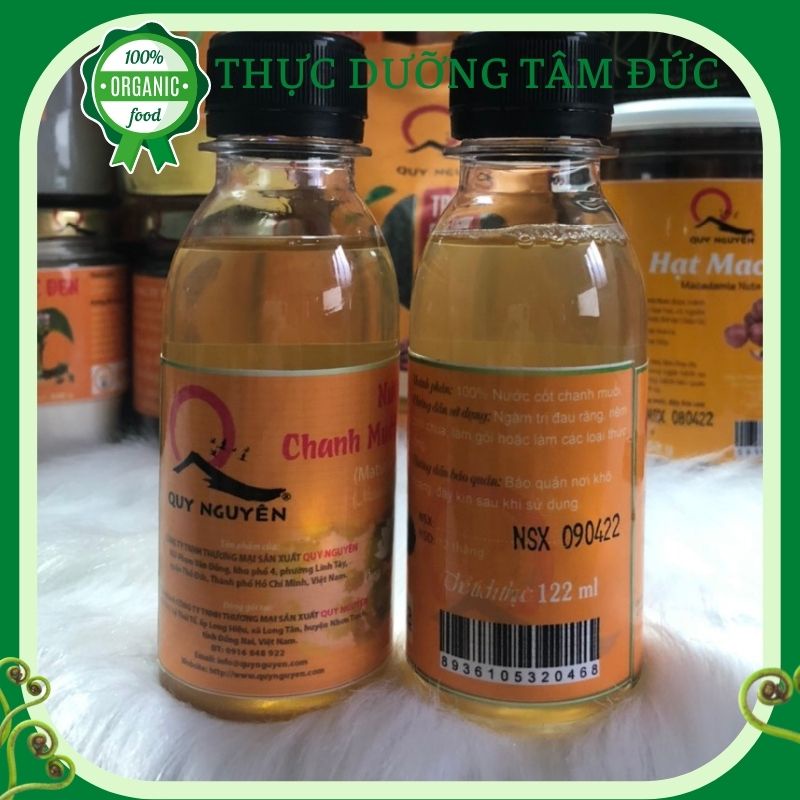 Nước cốt chanh muối Quy Nguyên chùa Long Hương chai 125ml