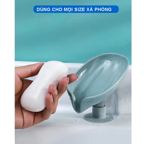Khay Đựng Xà Phòng ,Giá Đựng Xà Phòng Hình Lá Sen Kiểu Mới