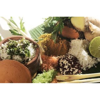 [BANBUONBANLE]Muối thảo dược 1 kg chườm mỡ bụng cho phụ nữ sau sinh