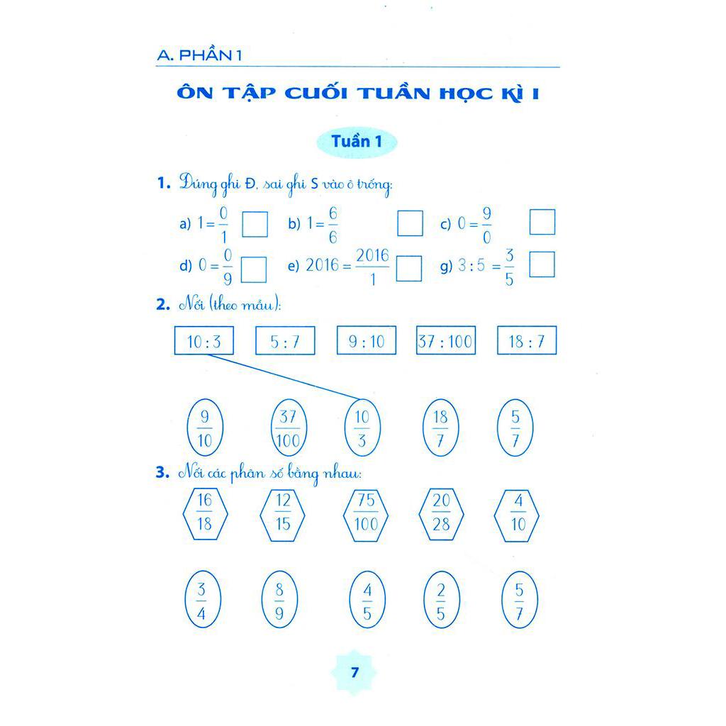 Sách Vở Bài Tập Môn Toán Học Kì 1 (Lớp 5)