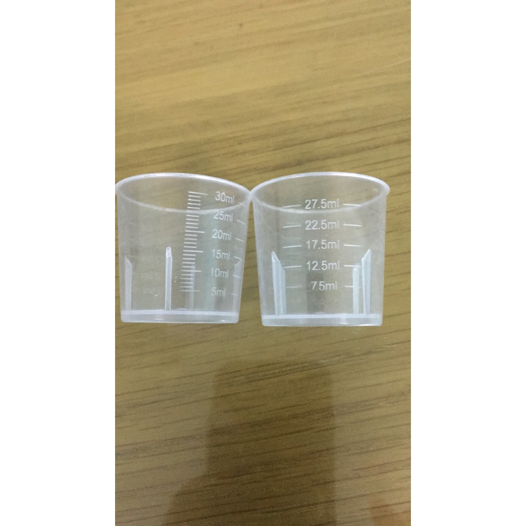 Bộ 02 cốc đo lường mức 5ml đến 30ml