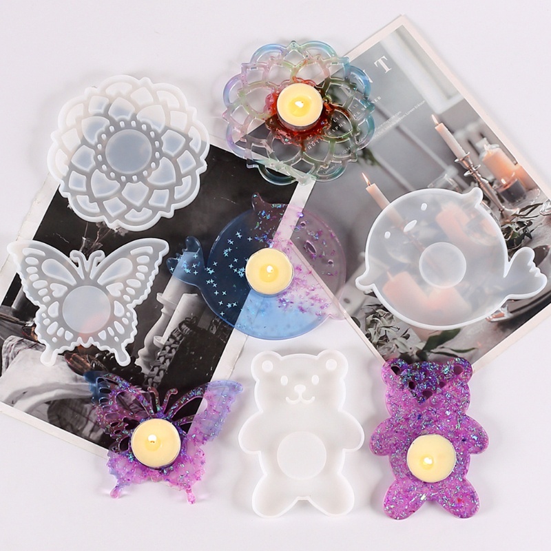 Khuôn Làm Đế Lót Ly Bằng Silicone Hình Hoa Sen