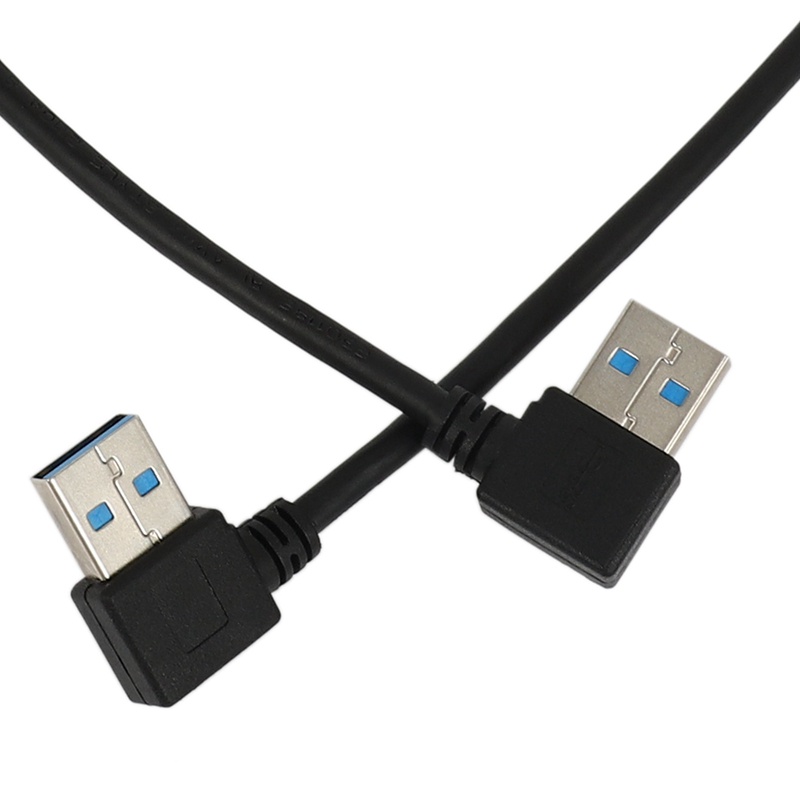 Dây cáp nối USB 3.0 Type A góc 90 độ dài 0.5m 1.5ft chất lượng cao