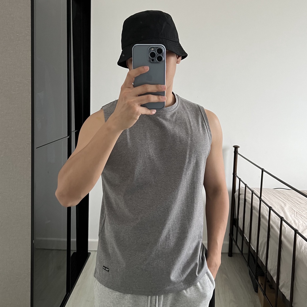 Áo Ba Lổ Tank Top THE 1991 Sát Nách Cổ Tròn Cotton 4 Chiều