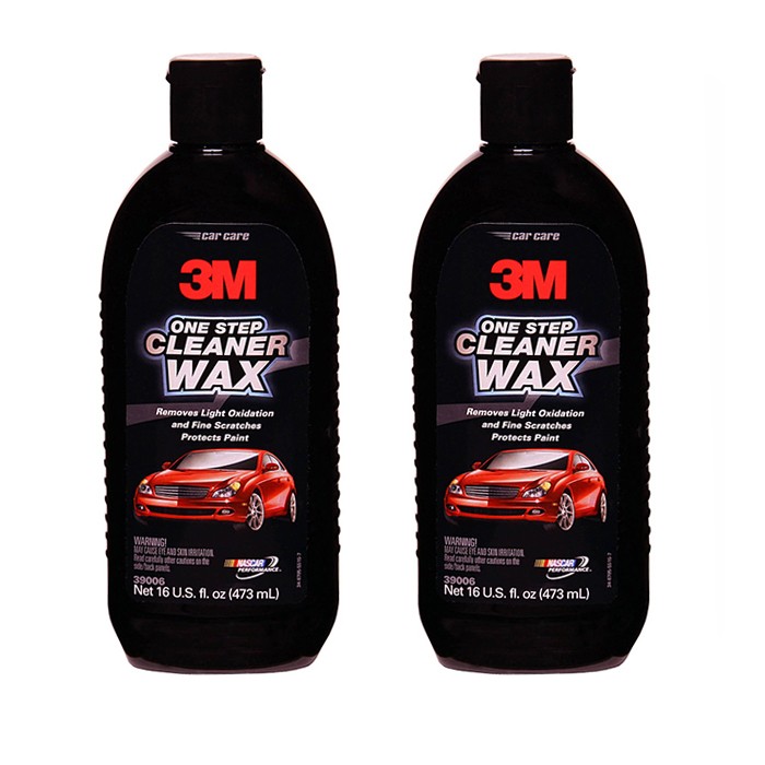 Dung dịch đánh bóng 1 bước - 3M One Step Cleaner Wax PN39006 473ml (Đen) ducthanhauto