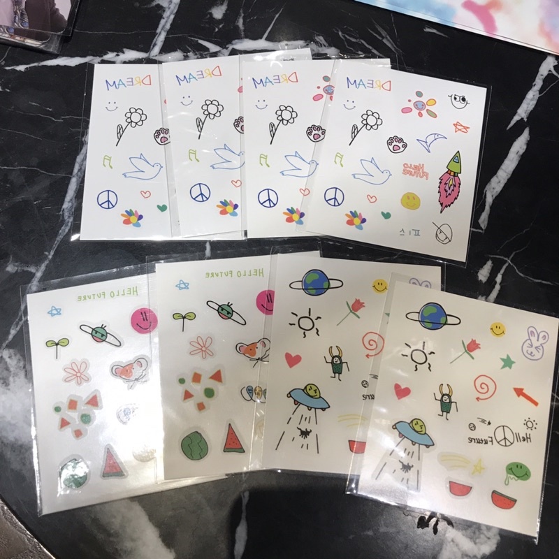 Sticker hình dán album Hello Future