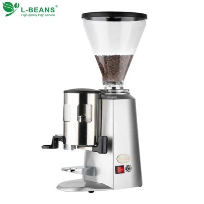 Sản Phẩm Máy xay cà phê chuyên nghiệp cao cấp. Thương hiệu L-Beans, mã SD-900N. Công suất lớn 360W dùng cho quán Cà phê