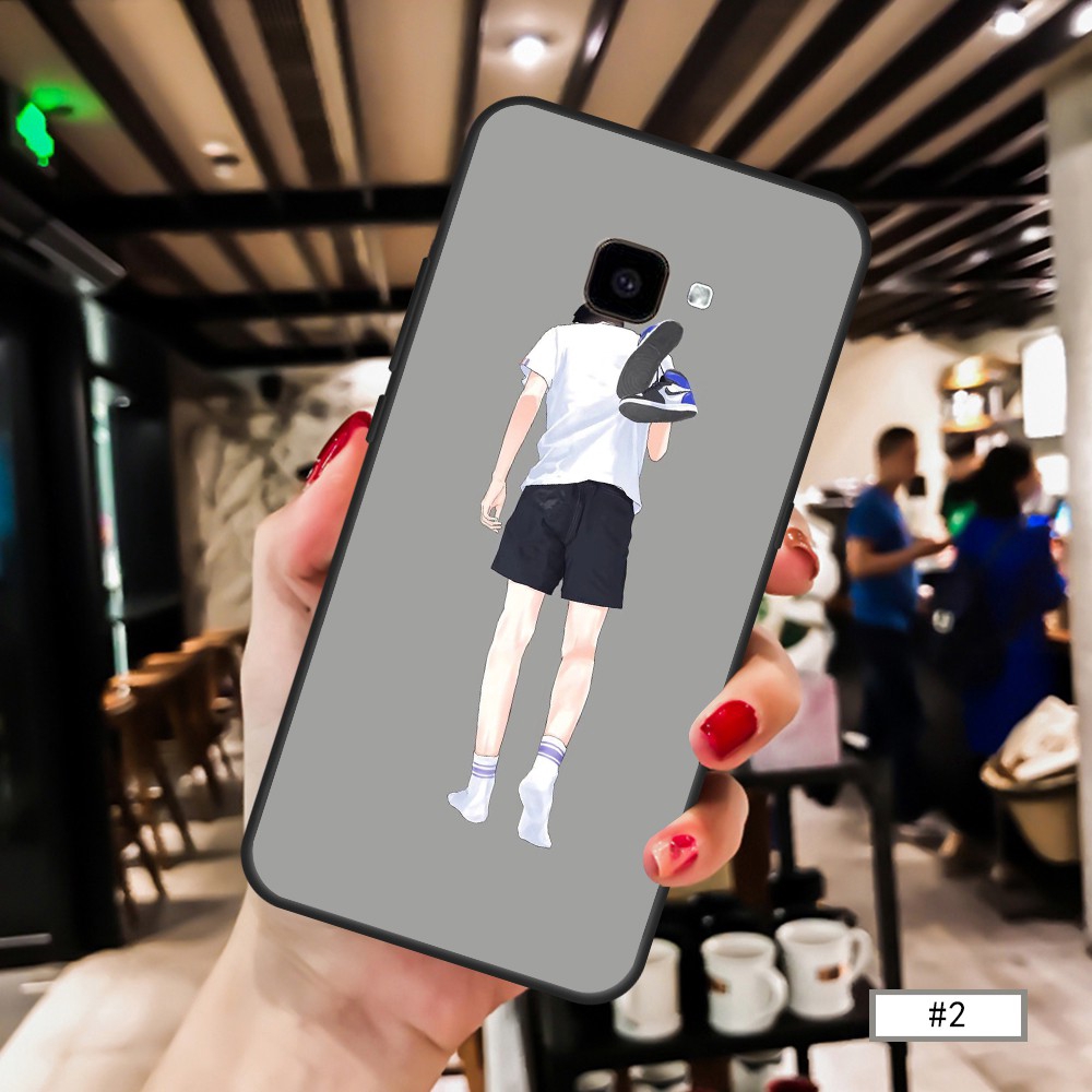 Ốp điện thoại TPU dẻo hình nam phong cách cho Samsung J2 J5 J7 Prime A7 A8 A9 2018 A6 Plus A8 Plus M20