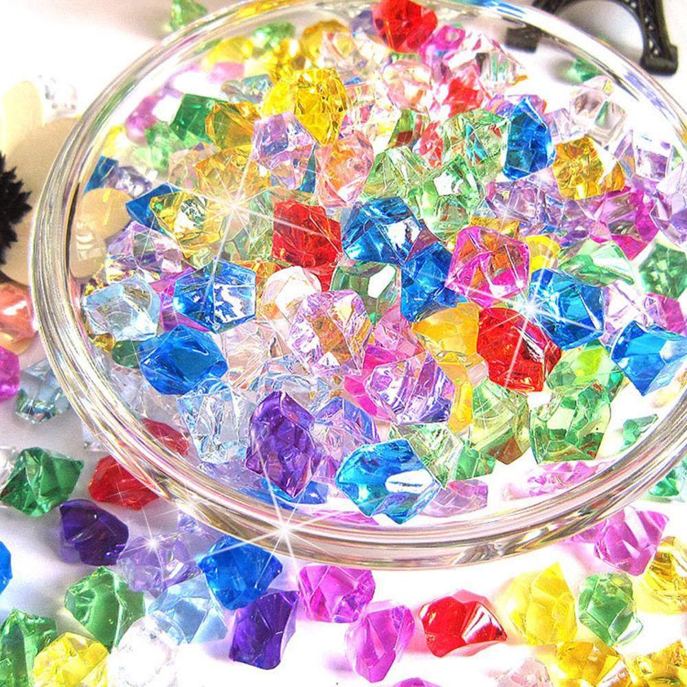 Hạt Đá Acrylic Trang Trí Bể Cá|Bình Hoa Giả Trang Trí Nhà Cửa|Hoa Nhân Tạo Trang Trí|Trang Sức Trẻ Em