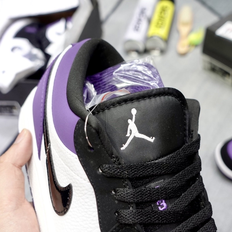 Giày Jordan1 Low Court Purple / JD1 cổ thấp tím - Chuẩn Best - Vnstoresneaker