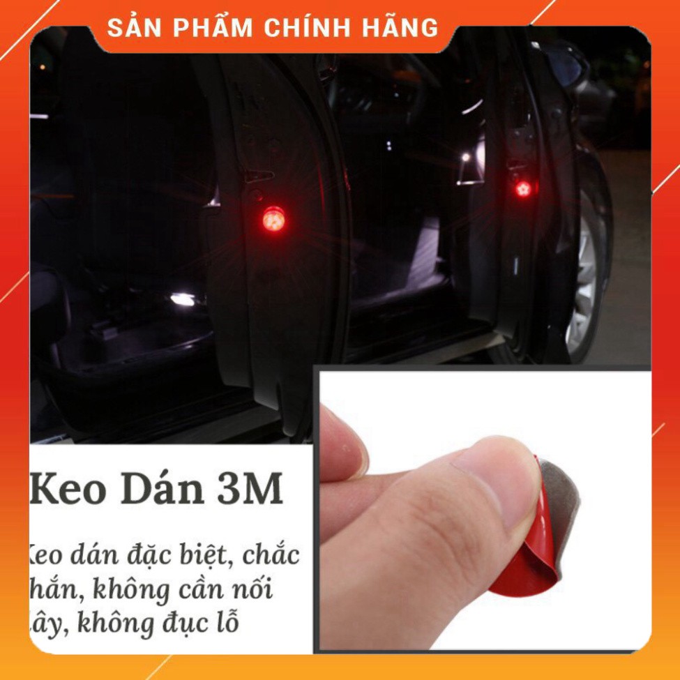 [CHÍNH HÃNG] Bộ 2 đèn led nhấp nháy nhiều chế độ cảnh báo xe đi sau khi mở cửa xe hơi, ô tô