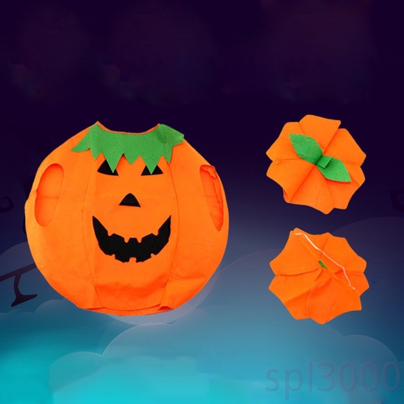 Áo bí ngô Kèm Nón Hóa Trang Halloween Cho Bé