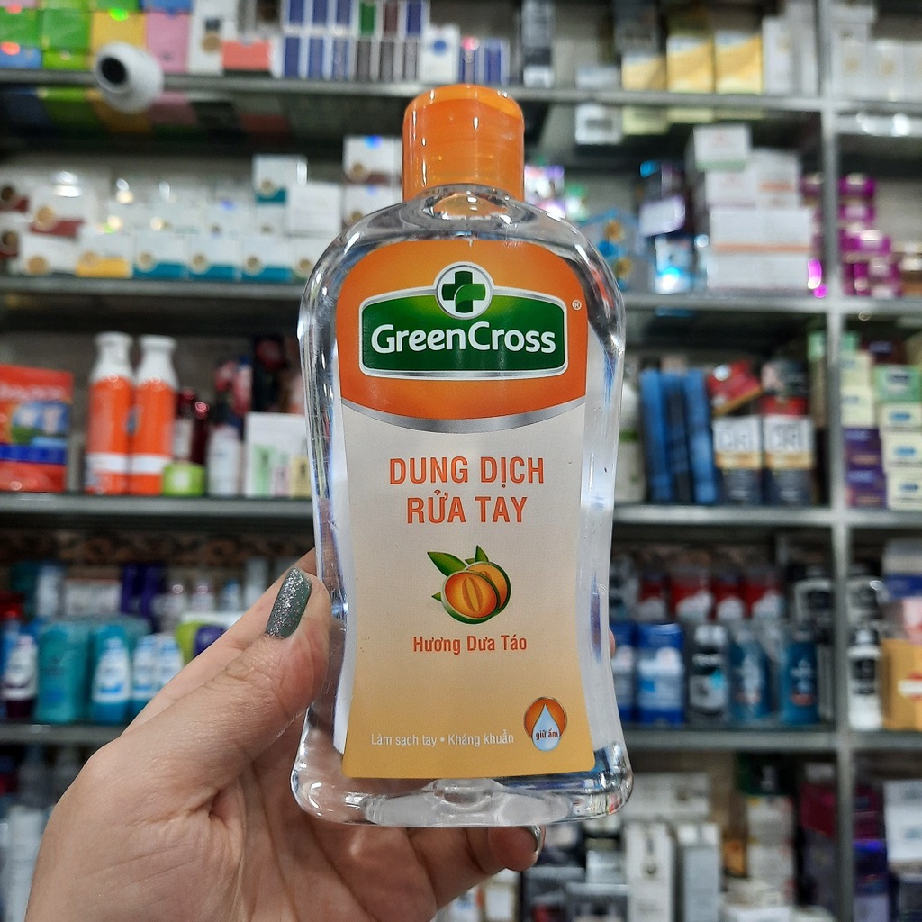 Dung dịch rửa tay Green Cross hương dưa táo 250ml