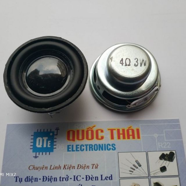 Loa vi tính nhỏ 4cm ,3w 4ohm (1cái )