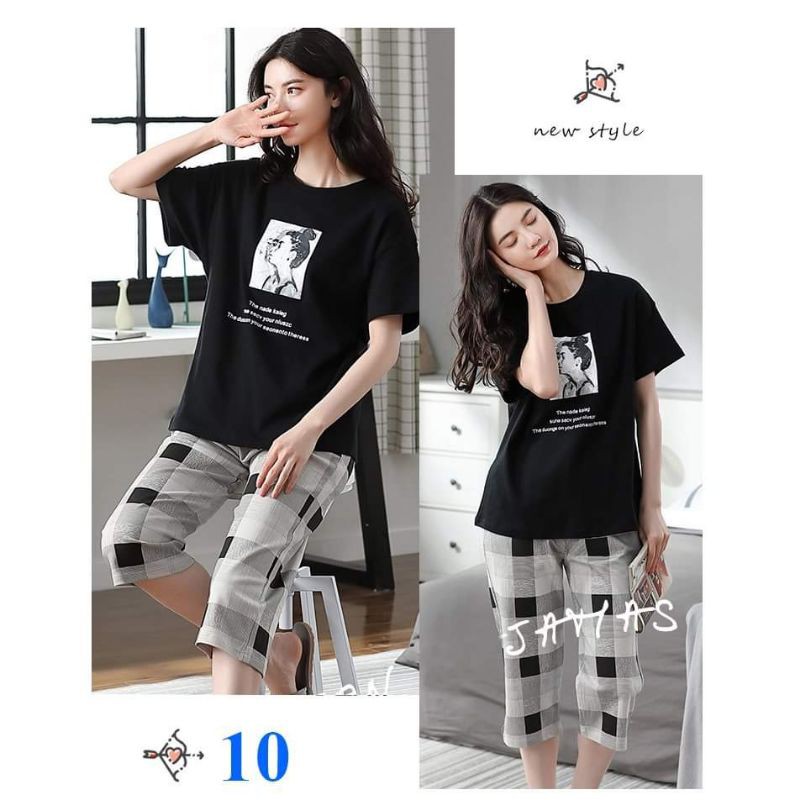 Bộ quần áo ngủ họa tiết MS 001 | BigBuy360 - bigbuy360.vn