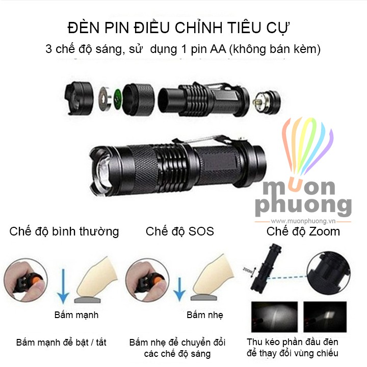 [FRSHIP 70K] Bộ dụng cụ sinh tồn dã ngoại 8 món - MUÔN PHƯƠNG SHOP