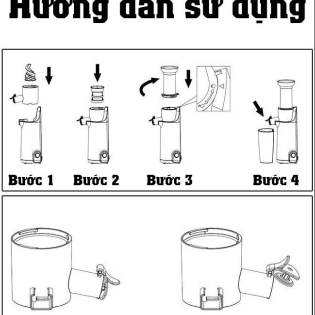 PHỤ KIỆN MÁY ÉP CHẬM MINI XiLANPU,AVA