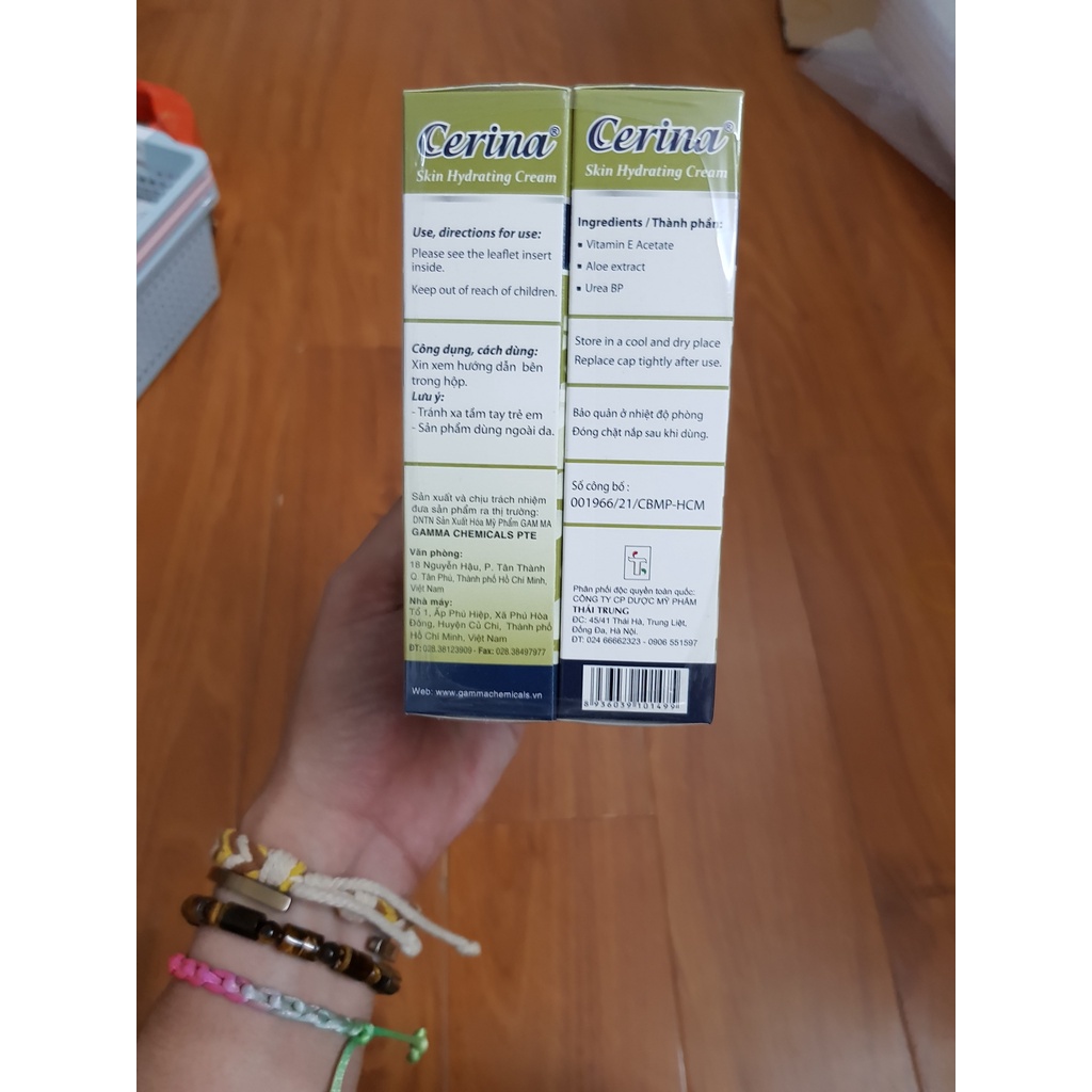 KEM DƯỠNG ẨM CERINA SKIN HYDRATING CREAM 50G DÀNH CHO DA KHÔ - DR.ĐẠO