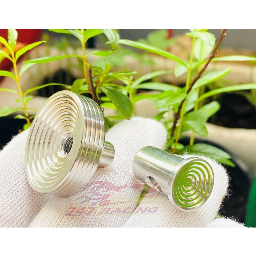 Combo Núm Vặn và Nút Xỏ càng đũa Thắng mẫu TH Thái gắn nhiều loại xe máy chất liệu INOX 304 CNC