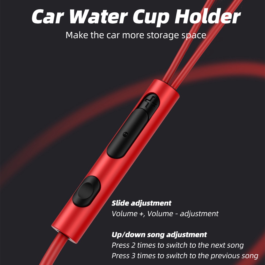 Tai nghe nhét tai Ankndo âm thanh siêu trầm có dây cổng cắm Type C dành cho Xiaomi Samsung